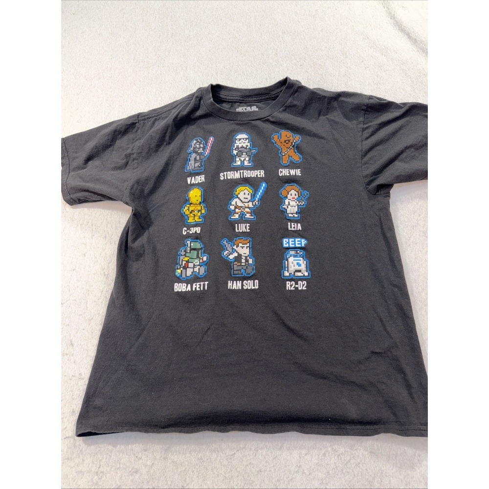 Star Wars Fifth Sun Shirt Mens L Gray A New Hope‎ 2-D Characters Short Sleeve